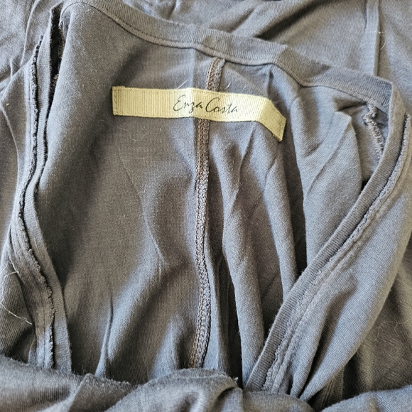 Enza Costa Women's Stretch Silk Knit Maxi Tank Dress size small - Picture 7 of 8